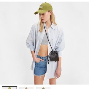 Womens Levi's SILVIE BIG MENSWEAR SHIRT